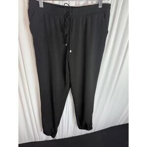 Kenar Black Pocket Drawstring Waist Jogger pants size medium